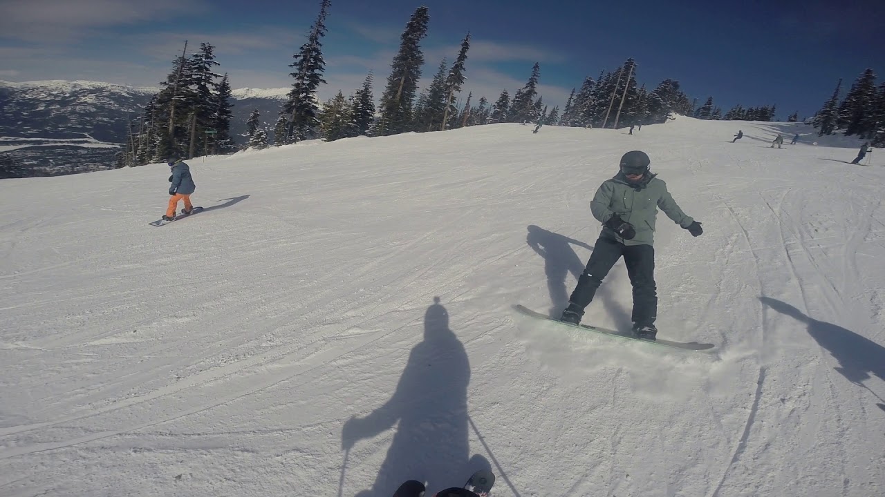 Whistler - Blackcomb Mountain Skiing Blue Run Blue Line