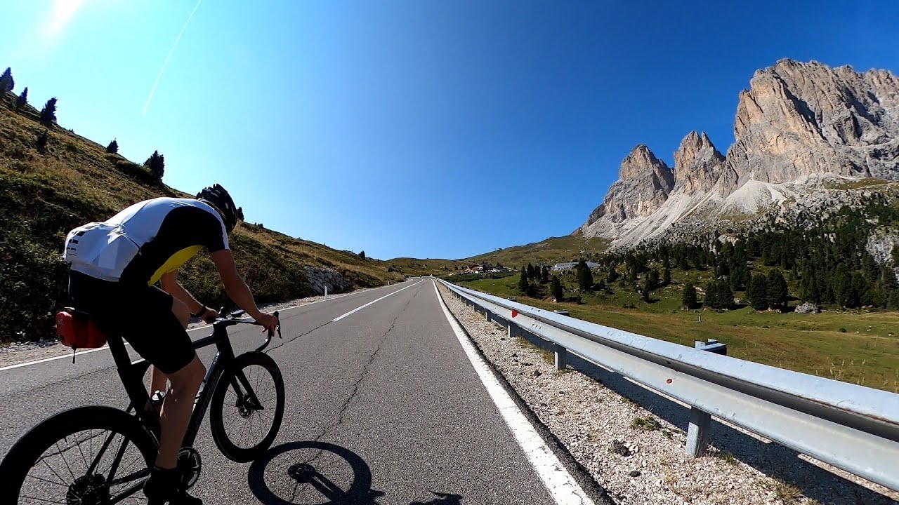 30 minute Indoor Cycling Workout South Tyrol🚵‍♀️🌞✌ Sella Ronda 2020 Part 1 uncut 4K