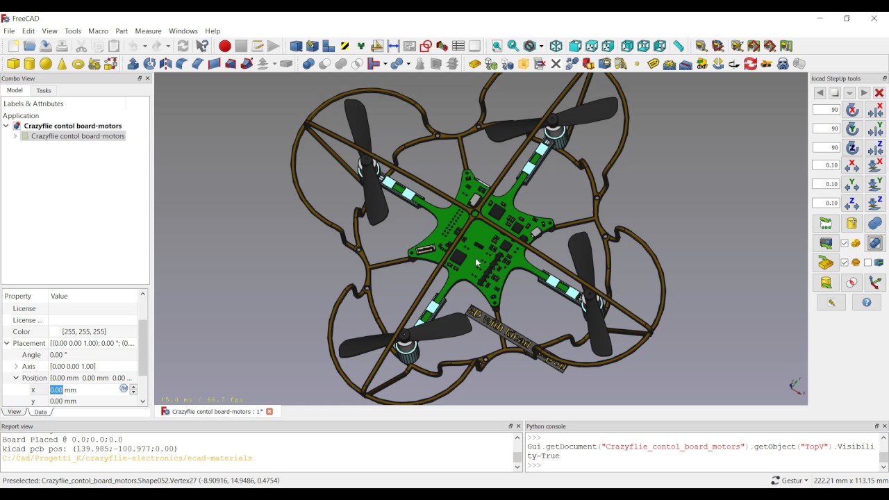 kicad StepUp hierarchical STEP
