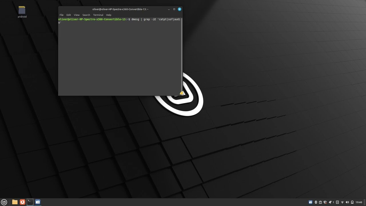 audio fix dummy output linux mint intel english