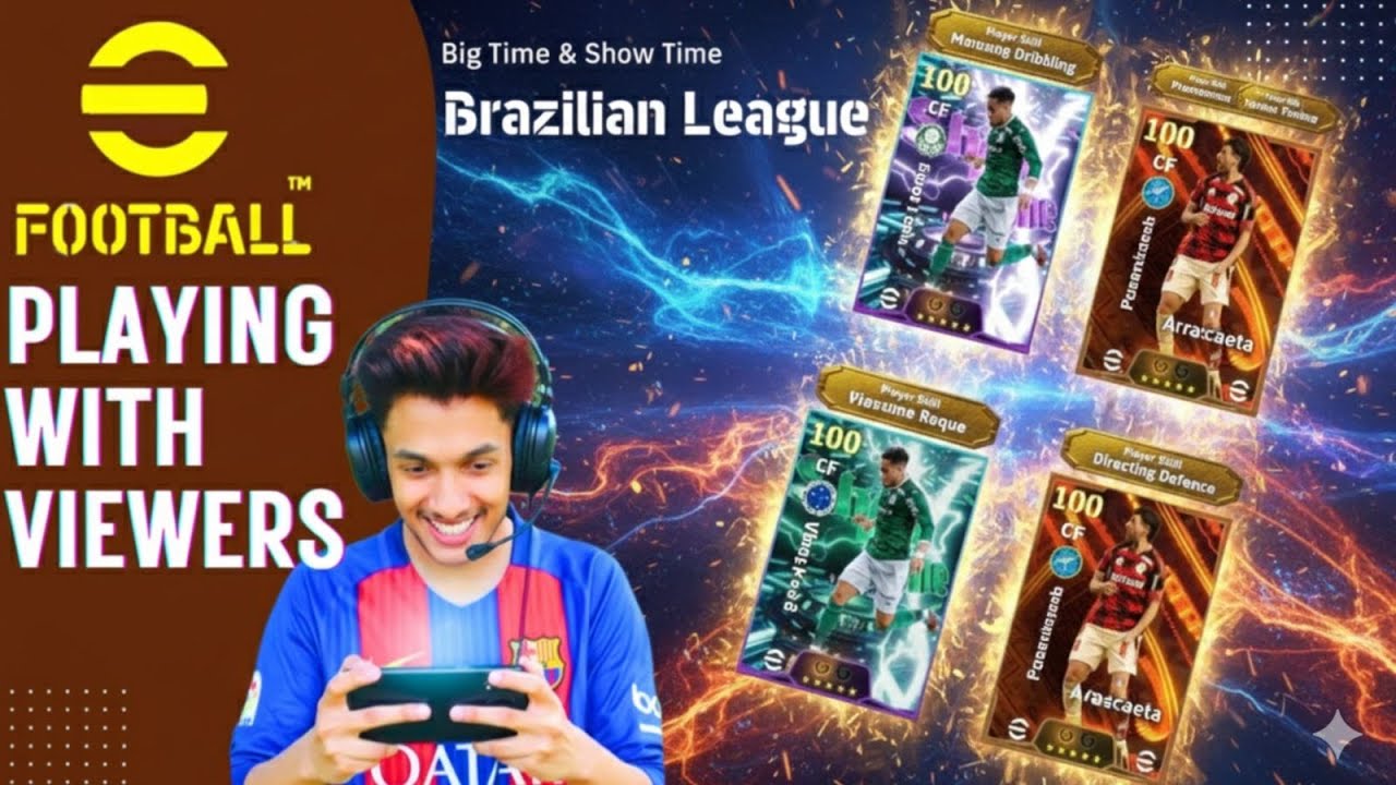 eFootball 2025 LIVE: Play With Me! 1v1 & Co-Op Viewer Matches 🎮