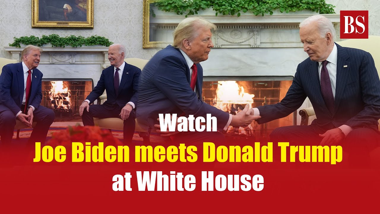 Watch: Joe Biden meets Donald Trump at White House after US election result