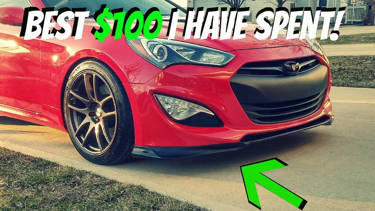 KS-STYLE Front Lip Install - Genesis Coupe