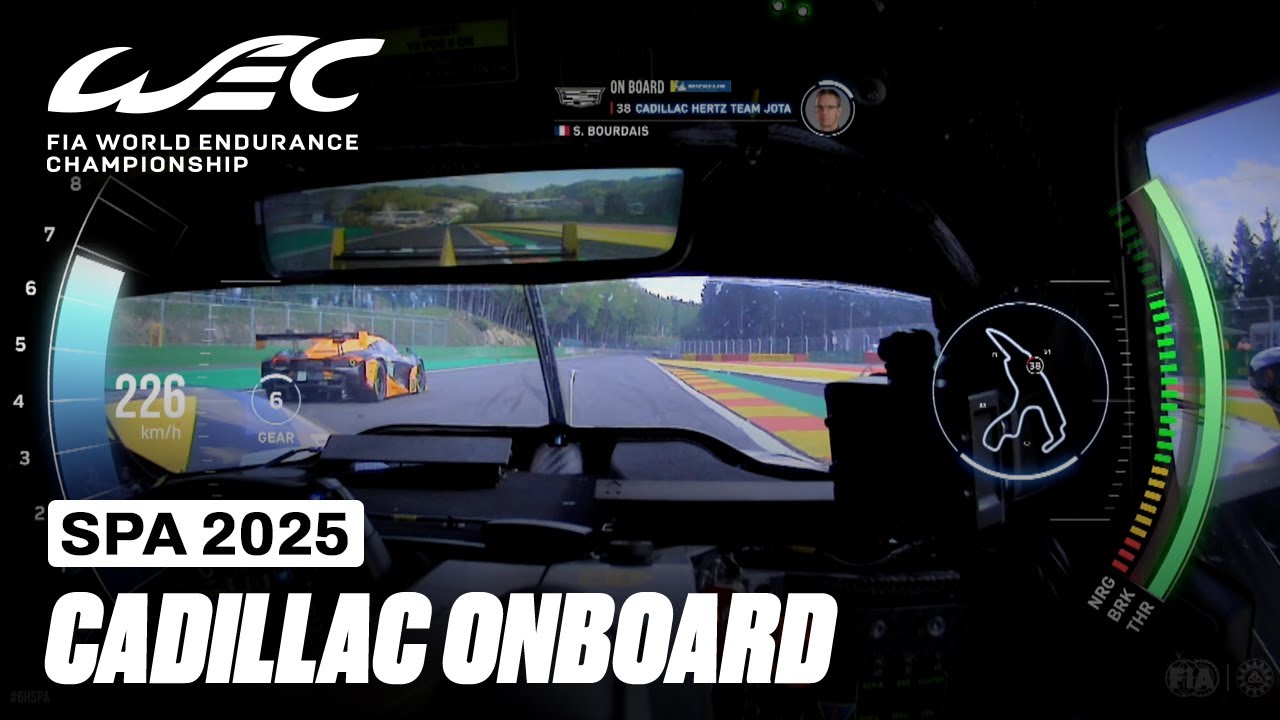 Onboard Sébastien Bourdais Cadillac Hypercar 🔊 | TotalEnergies 6 Hours of Spa | FIA WEC