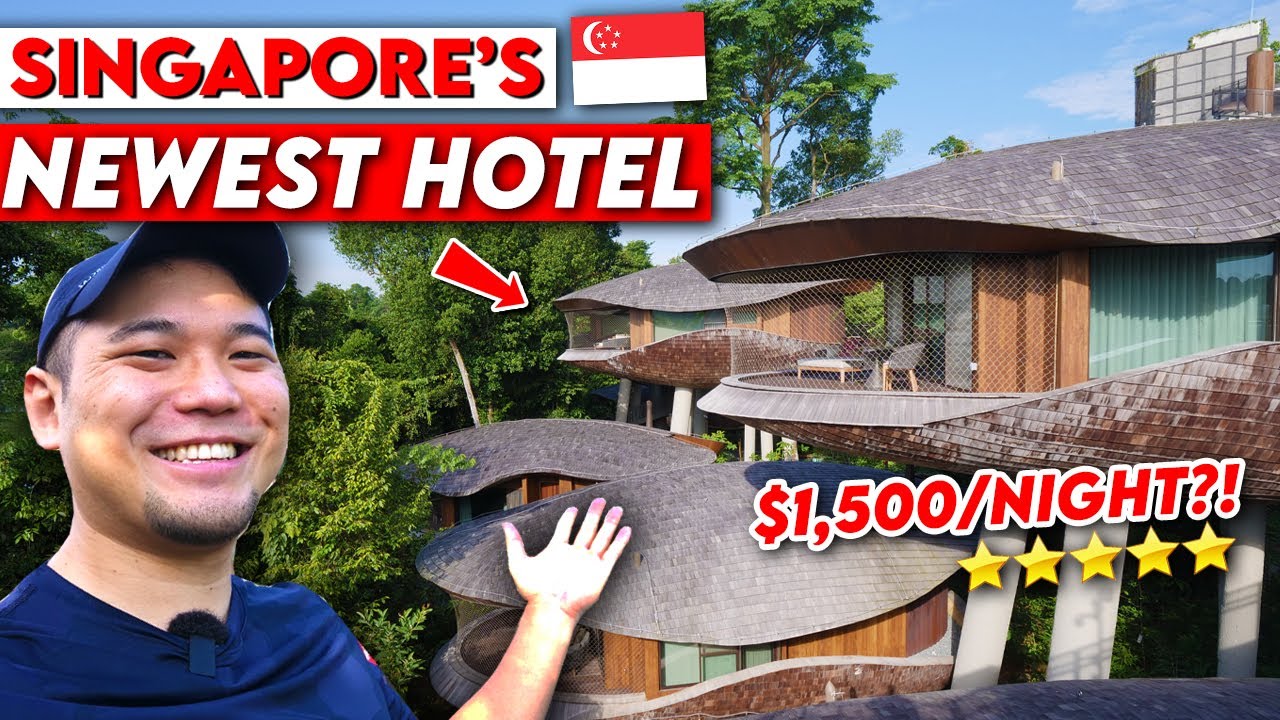 Inside Singapore’s Shocking NEW Treehouse Hotel – $1,500/Night!!