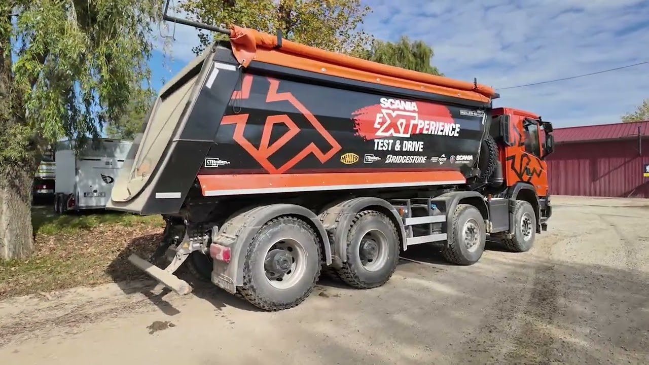 Am Condus o Basculanta Scania XT
