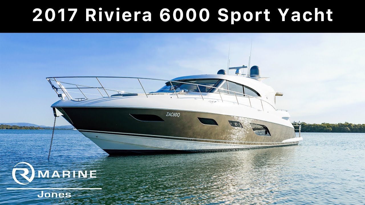 FOR SALE: 2017 Riviera 6000 Sport Yacht