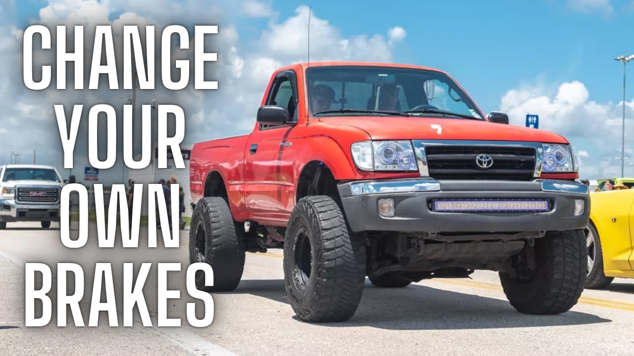 Replace brakes 1st gen Tacoma 1995-2004