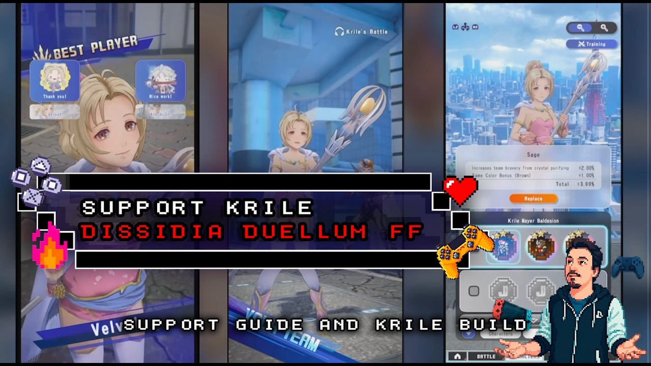 Krile Support Guide and Build | Dissidia Duellum Final Fantasy