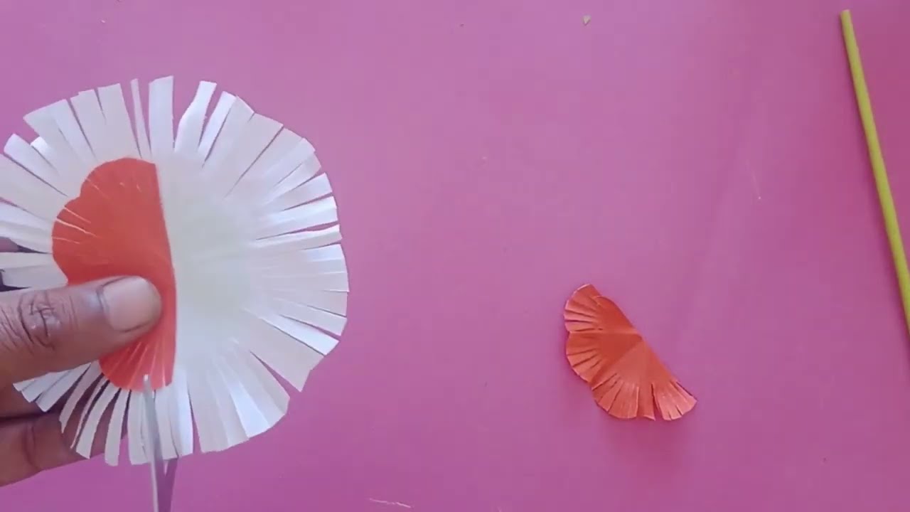 How to make flowers with paper | DIY paper flowers | Flowers making from paper | Paper Craft