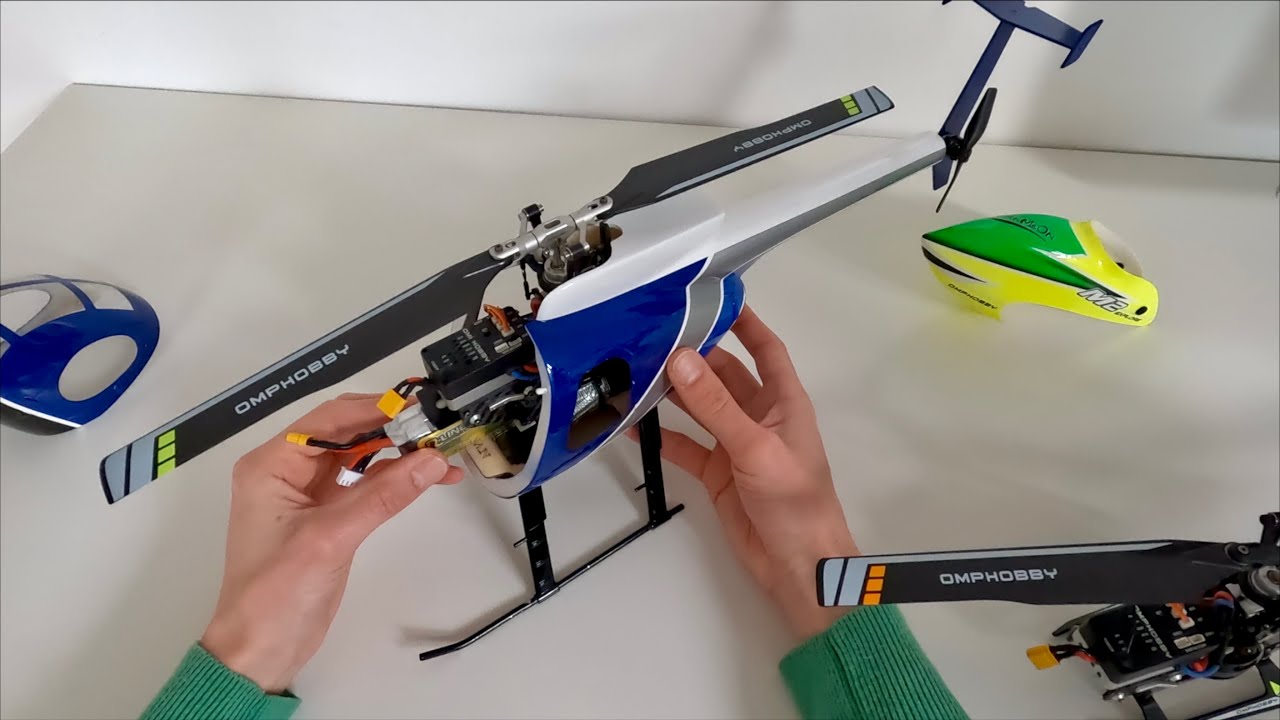 OMPHobby M2 Explore in the Roban MD500 Hughes 250-sized Scale Fuselage