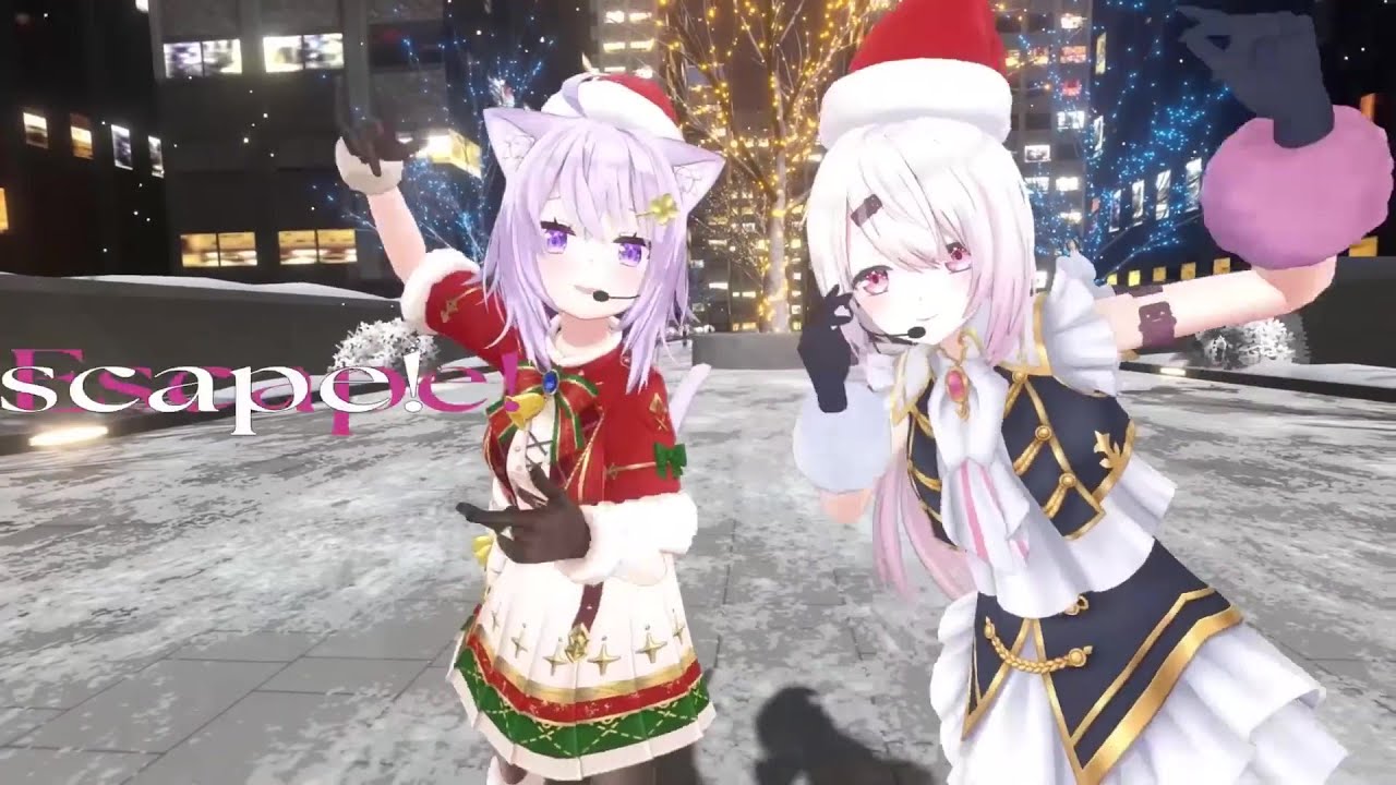 Toupea Christmas 2022  (cover) - Okayu/Shiina [English lyrics/Live chat comments]