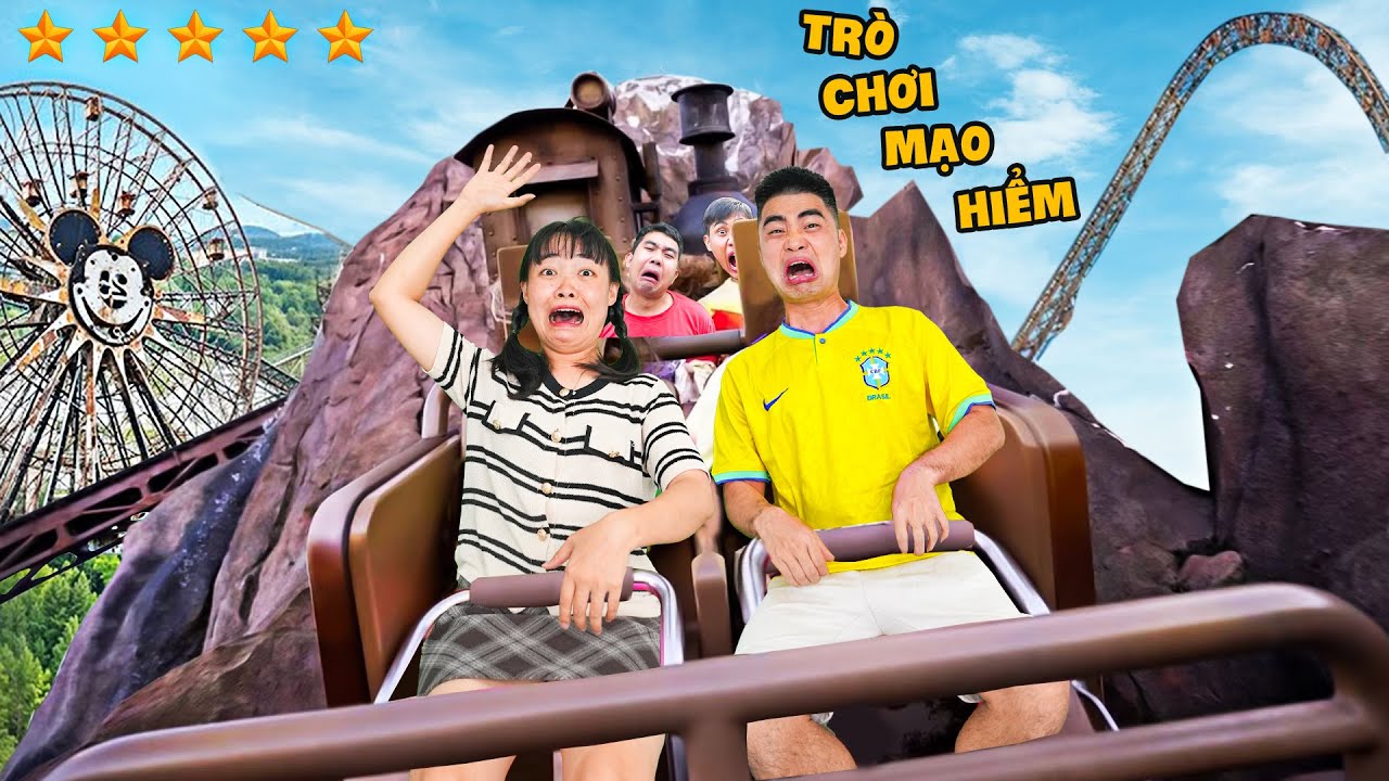 Hà Sam Thử Thách Chơi Tất Cả Các Trò Chơi Cảm Giác Mạnh Ở Công Viên 5 Sao Thiên Đường Bảo Sơn