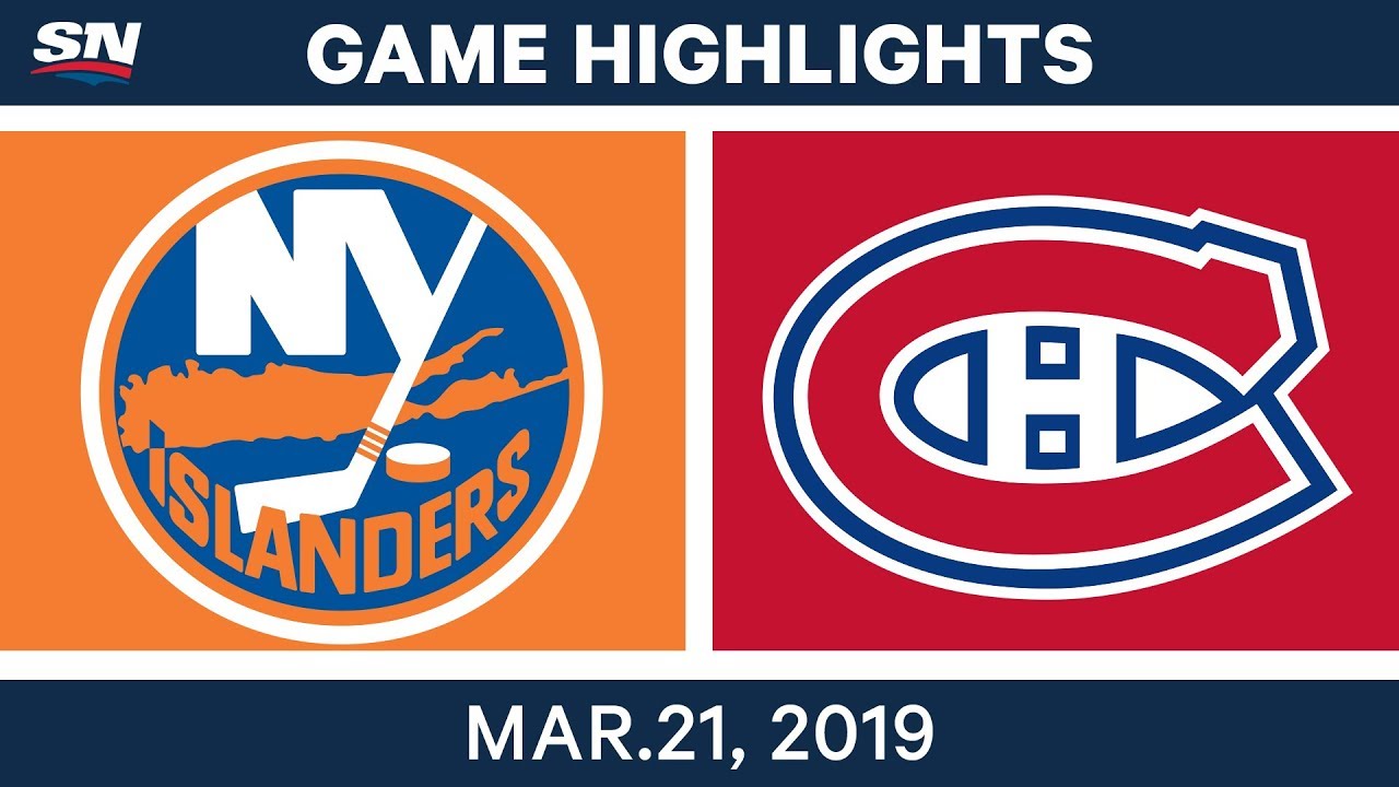 NHL Game Highlights | Islanders vs. Canadiens - March 21, 2019