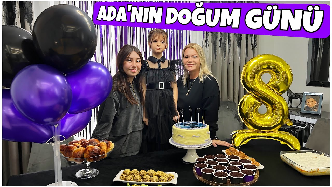 Ada'nın Doğum Günü Partisi Vlog. Suna Biltekin @esılabıltekın