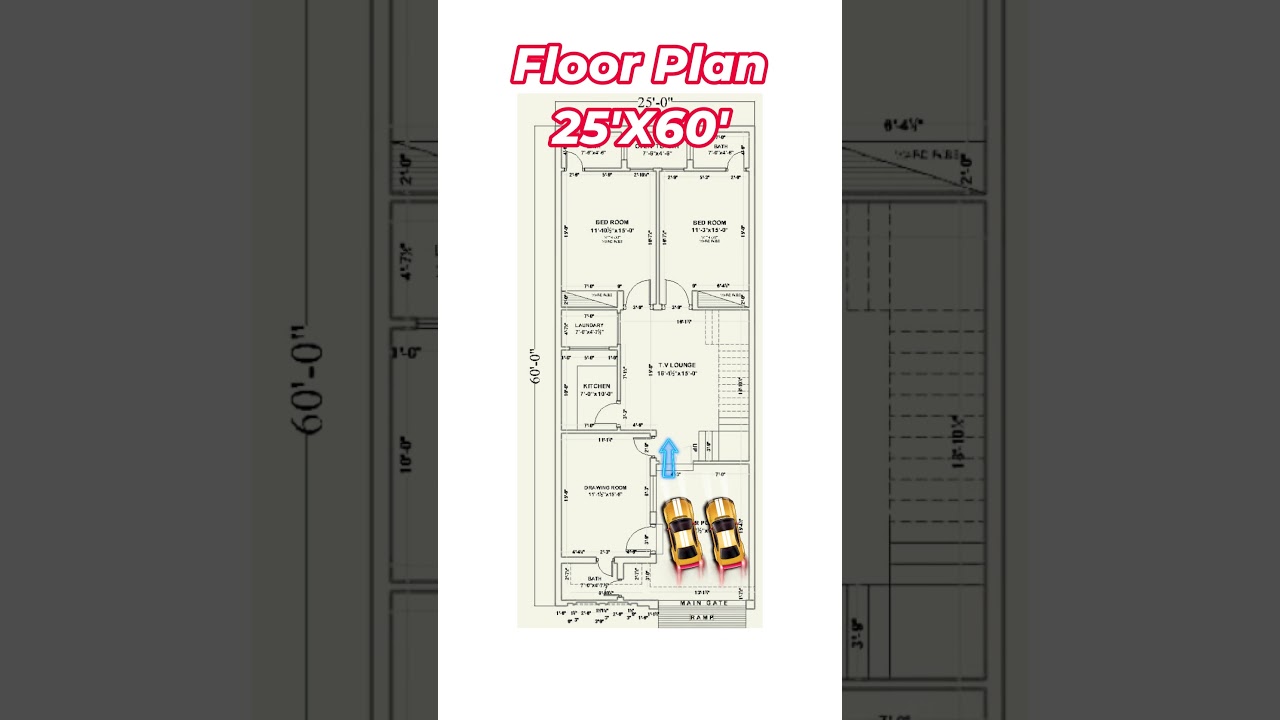25 X 60 HOUSE PLAN, 25 BY 60 HOME PLAN#shorts #homedesign #gharkanaksha #trendingshorts #housedesign