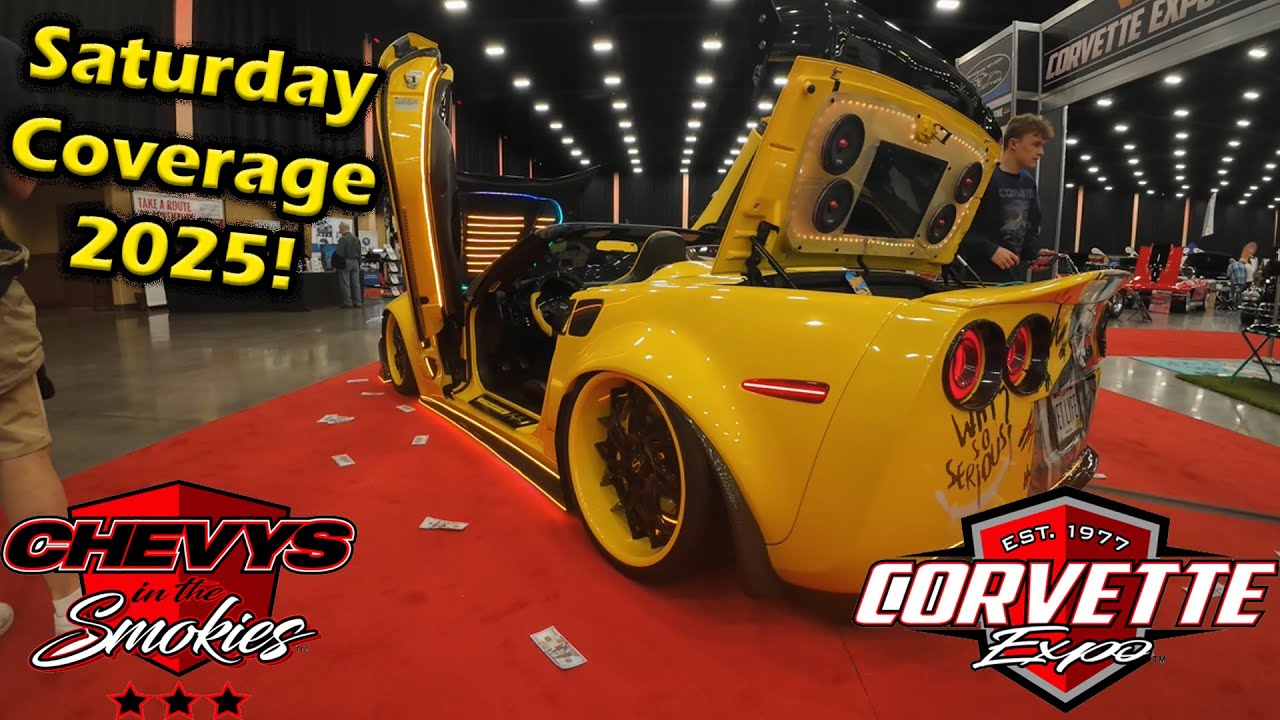 2025 Corvette Expo/Chevy's In The Smokies Car Show - Final Day (4K)