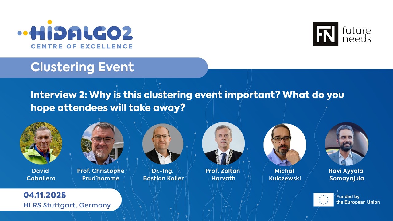 HiDALGO2 Insights #2: Why is this clustering event important? What can attendees take away?