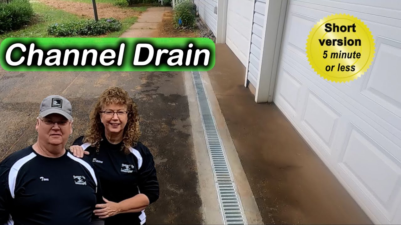 Driveway Flooding Fixed — Channel Drain Installed in Blacktop (U.S. Project)