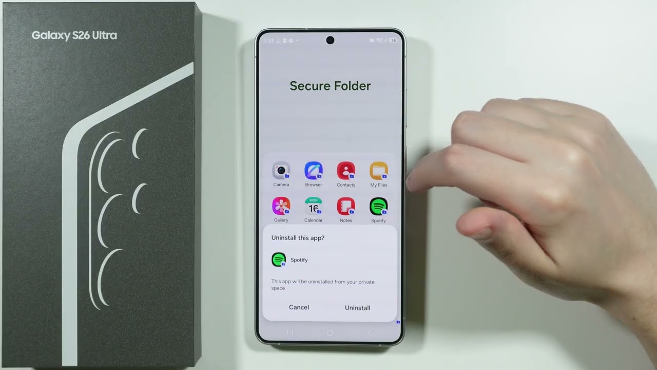 Samsung Galaxy S26 Ultra: Как удалить приложения из защищенной папки