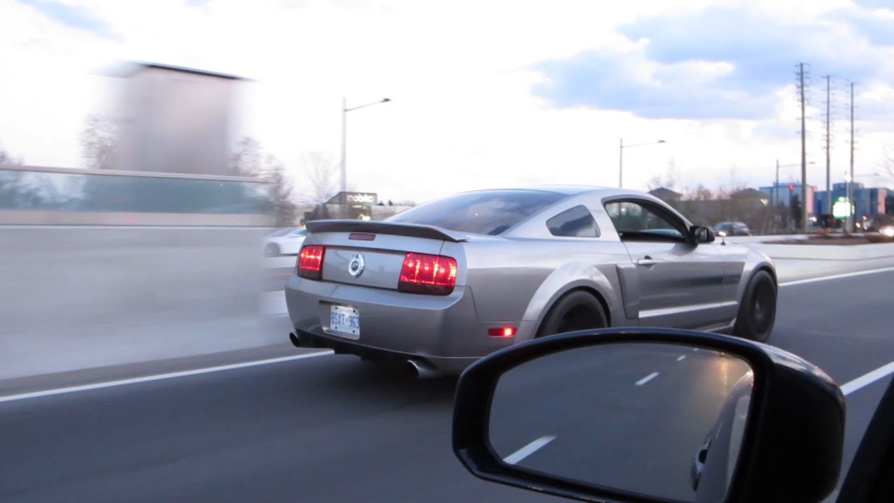 MUSTANG GT/CS INSANE EXHAUST (LOUDDD)