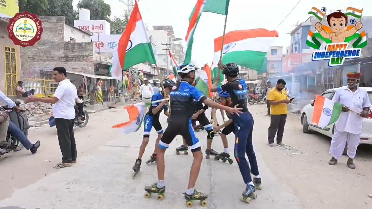Tiranga Rally by Gotan International school students.
