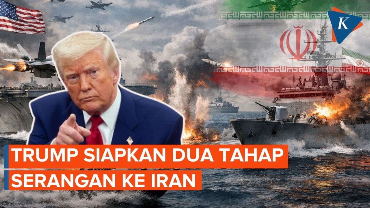 Trump Siapkan Dua Tahap Serang Iran, Khamenei Bukan Target Awal