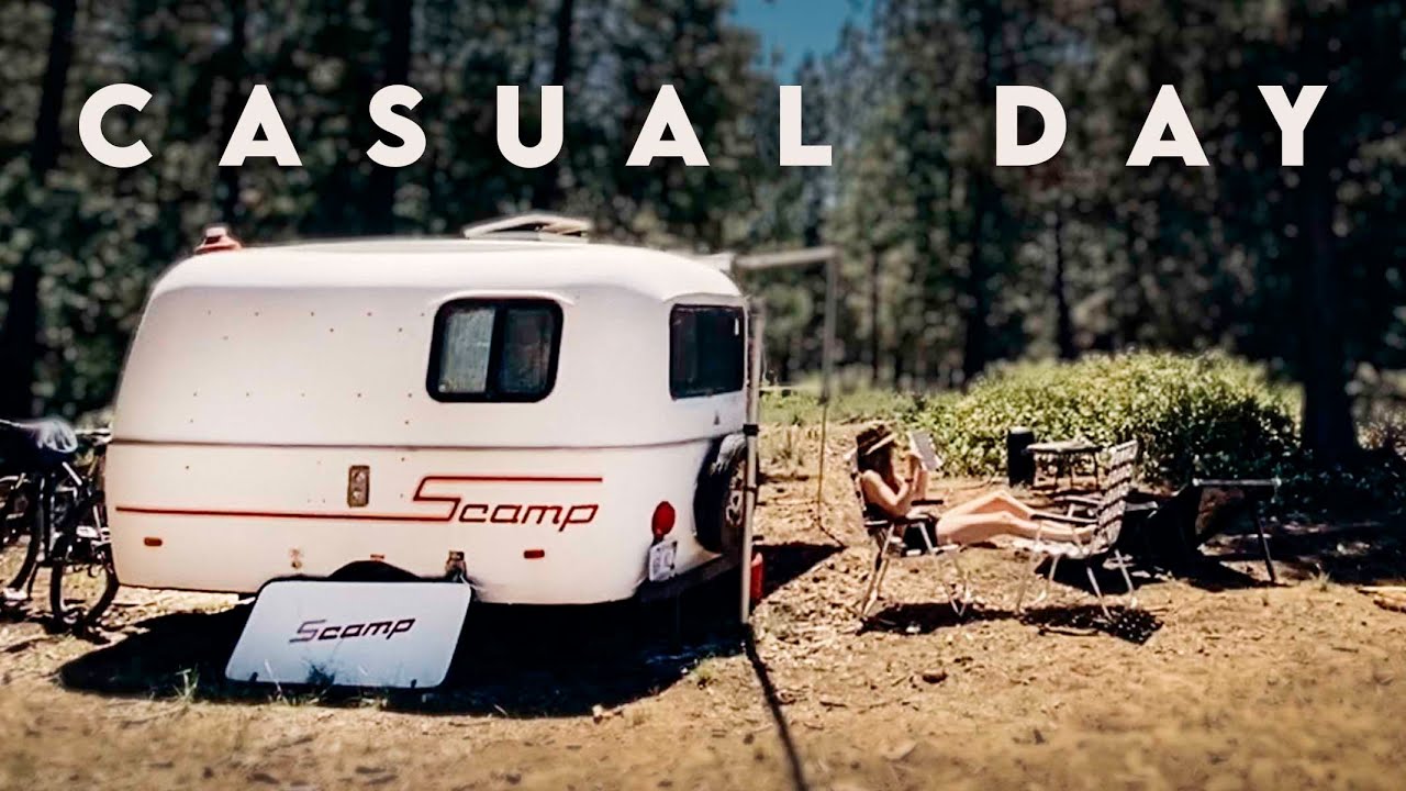 The MOST CASUAL Day // Full-Time 13ft Scamp Trailer