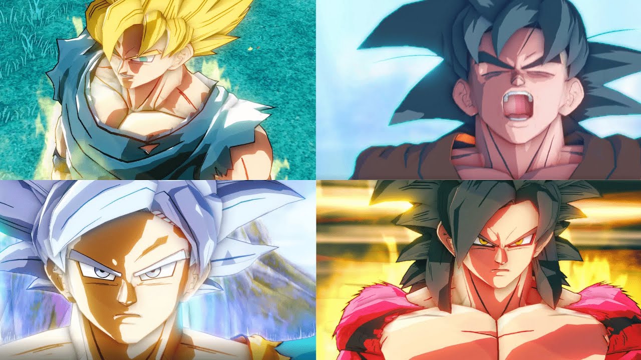 Goku All Transformations Xenoverse 2 Mod | Project Red | DBZ, DBS, DBGT