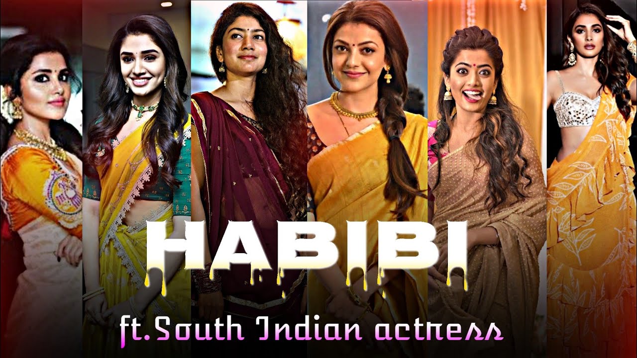 😍habibi x ft.South Indian actress 🥵 edit || habibi x South Indian actress whatsapp status 😍