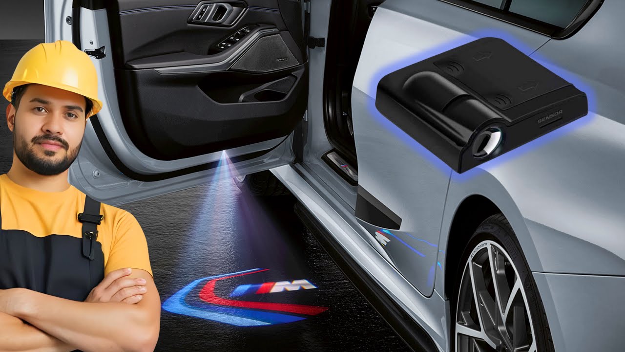 BMW e46 [ Como instalar proyector laser con logo de BMW ]