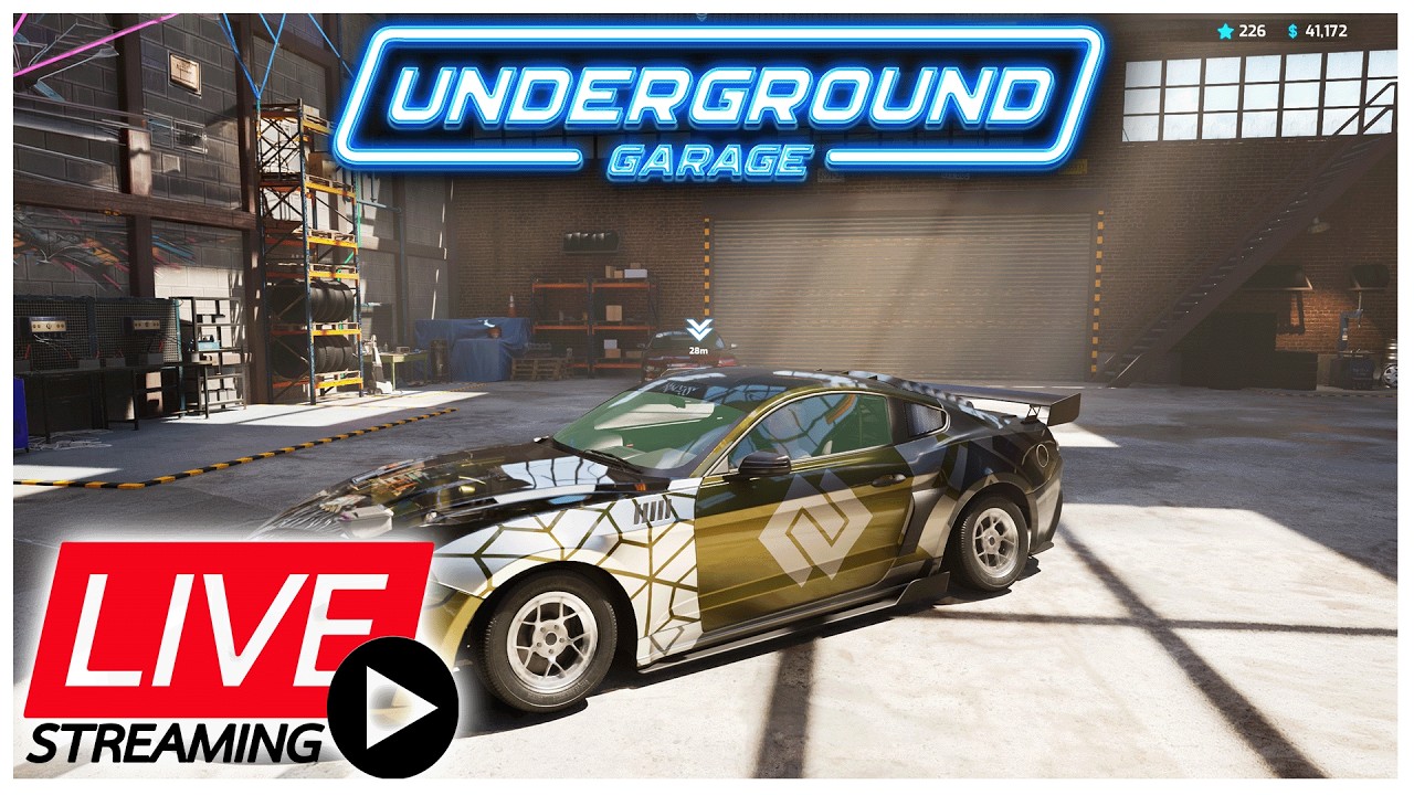 THIS GAME HAS AN AWESOME STORY NOW! - UNDERGROUND GARAGE LIVE!