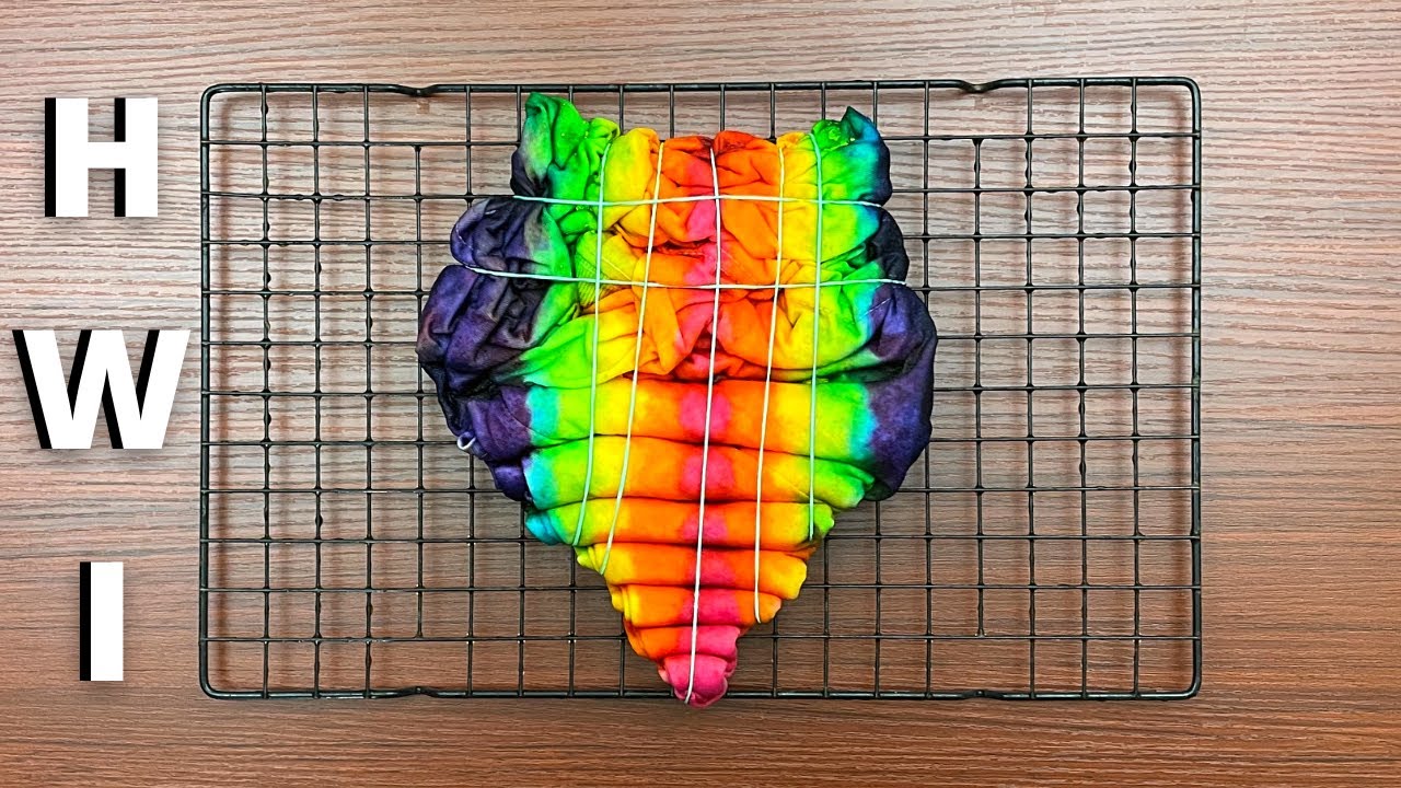 Tie-dye pattern : Noise! (Hot Water Irrigation Technique)
