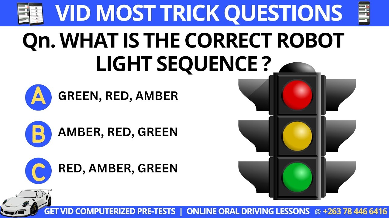 What is the Correct Robot Light Sequence? MrPauline Driving Lessons 2025