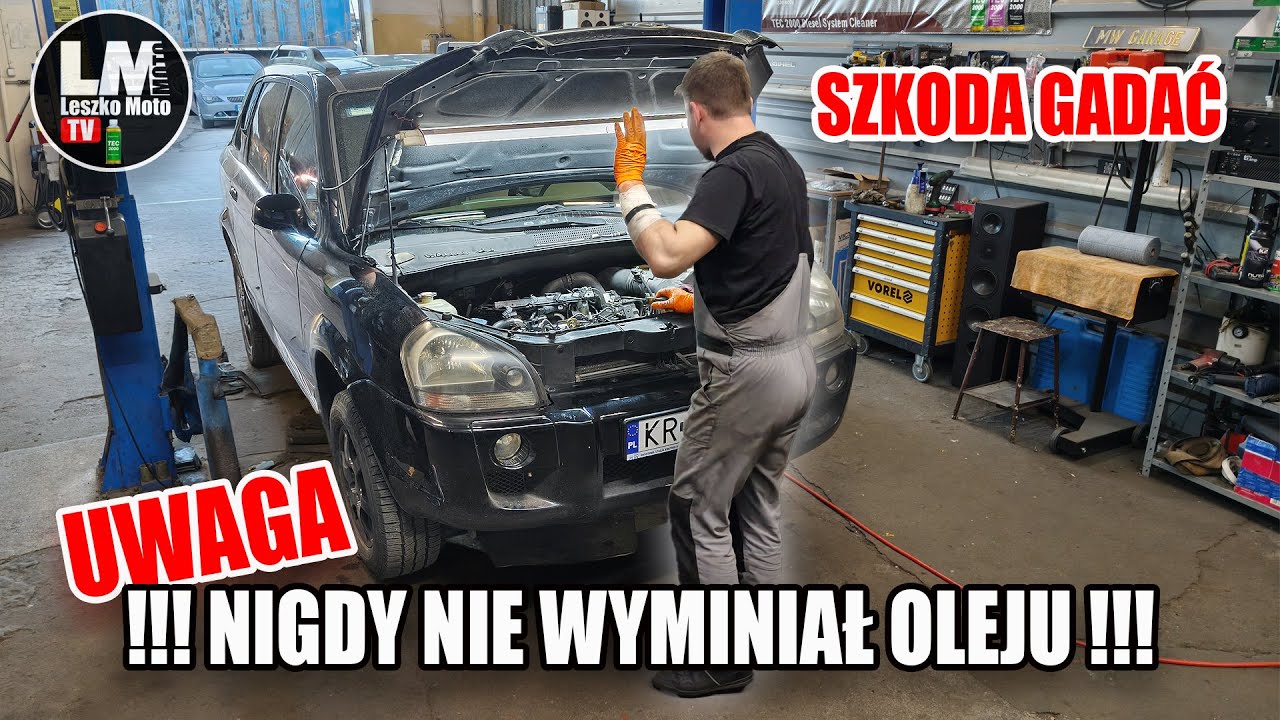 Hyundai 2.0 CRDI w którym nikt nie wymieniał oleju w silniku - MASAKRA !!!