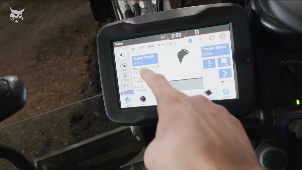 How to Use Depth Check Without a Laser | Bobcat |Compact Excavators | Tutorial