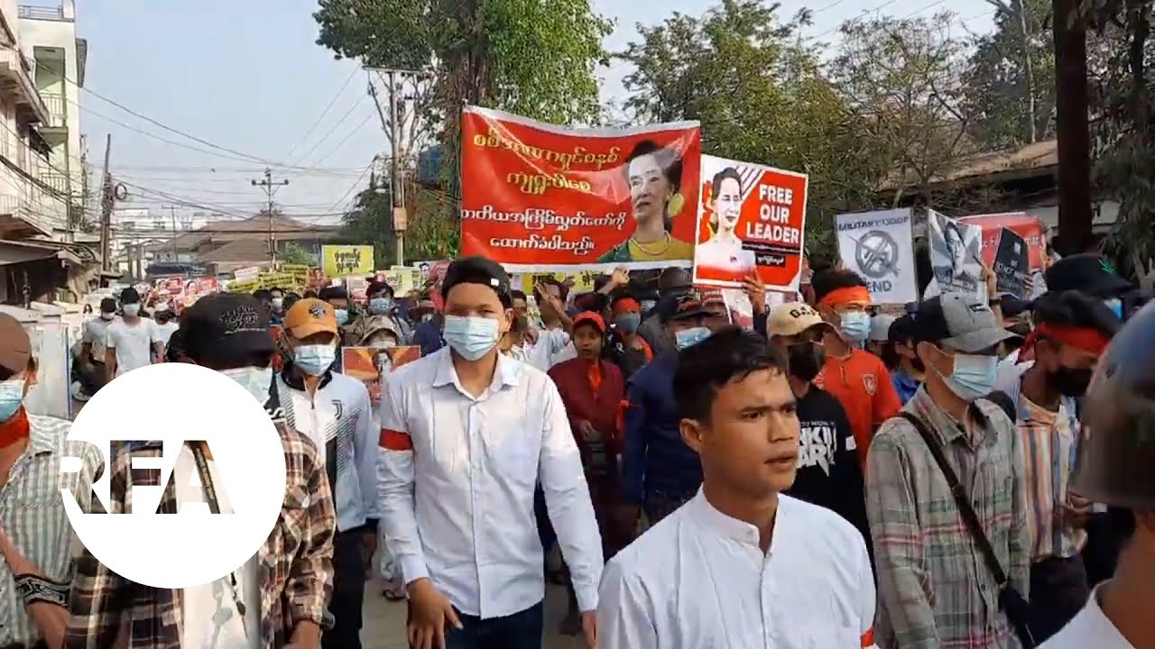 Security Forces Open Fire on Protesters in Northern Myanmar