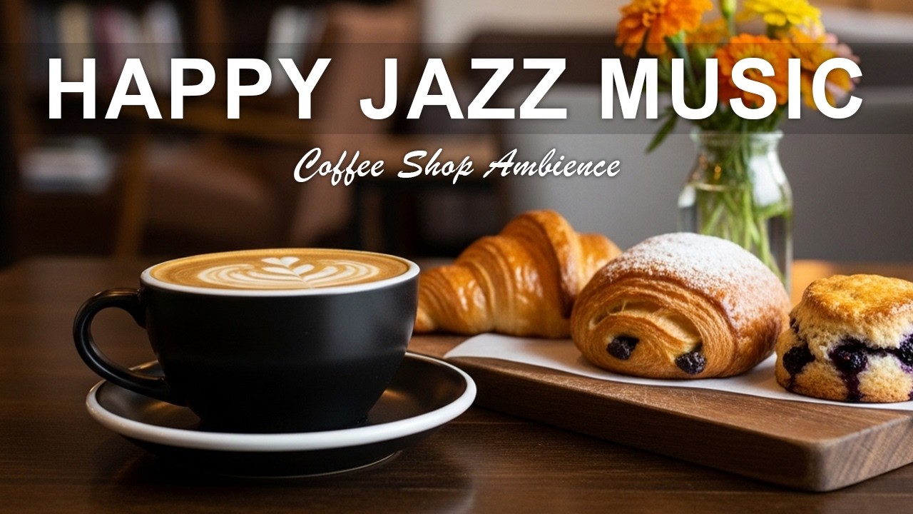 Happy Jazz Music ☕ Coffee Music Cozy Coffee Ambience for Relax, Focus & Calm Moments