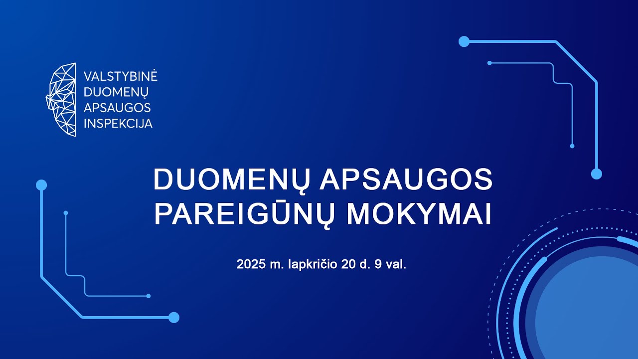 Duomenų apsaugos pareigūnų mokymai
