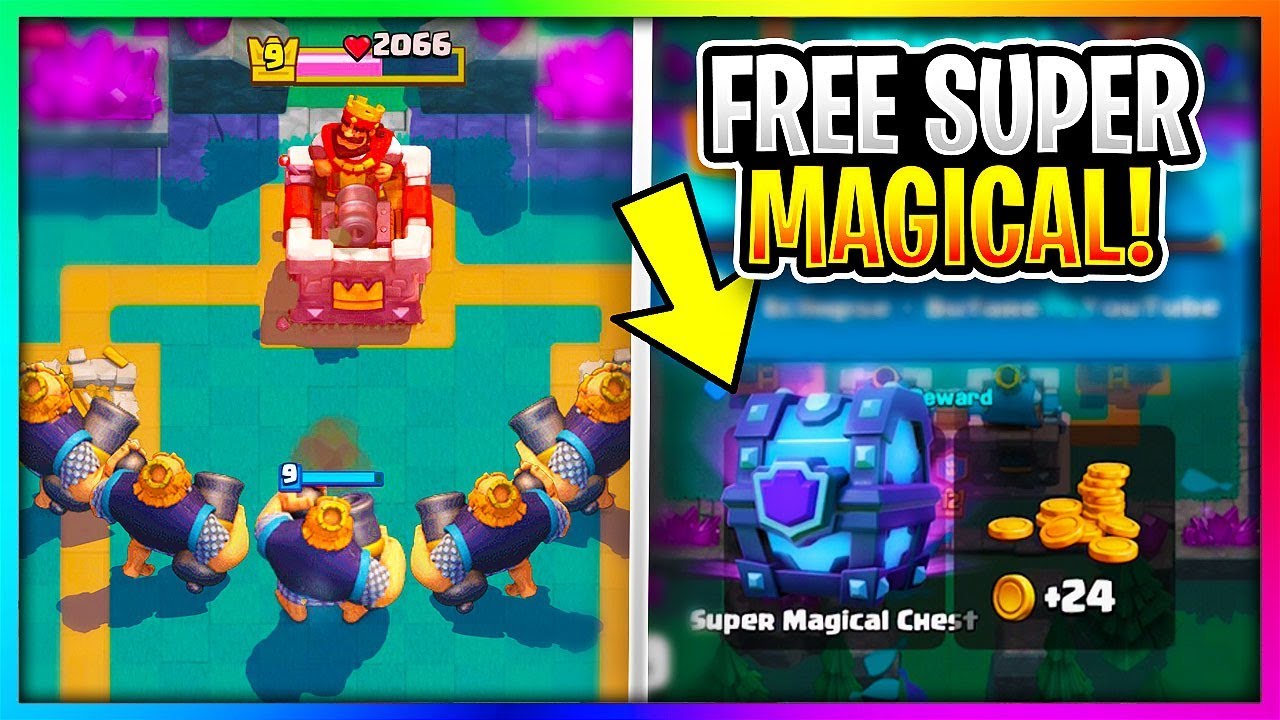 THIS TROLL DECK GOT ME a FREE SUPER MAGICAL CHEST in Clash Royale!