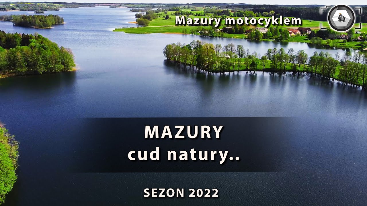 Mazury cud natury.. Mazury motocyklem [4K]