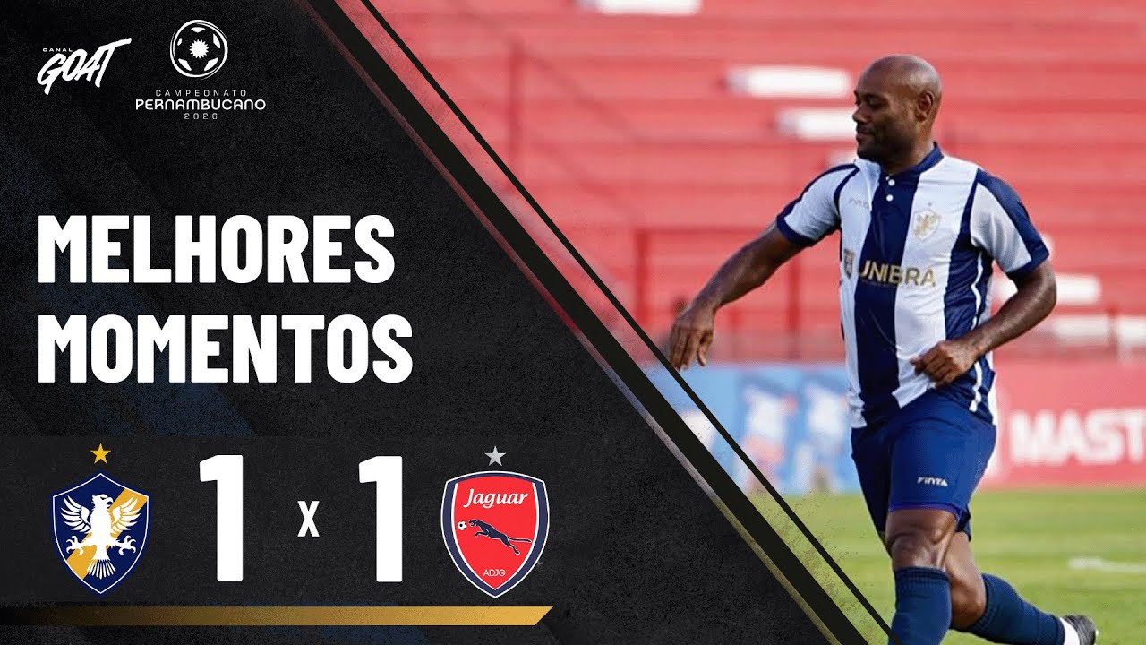 RETR&Ocirc; E JAGUAR FICAM NO EMPATE PELO CAMPEONATO PERNAMBUCANO