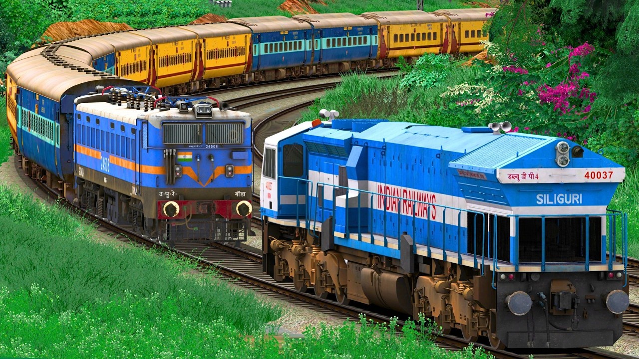WAG9 to WDP4B LOCOMOTIVE CHANGE | BUMPY RAILROAD | RAILWORKS | INDIAN TRAIN SIMULATOR GAMEPLAY