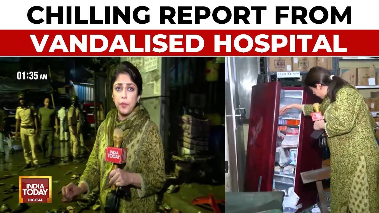 Kolkata Hospital Ward In Mess After Mob Attack During Rape-murder Protest | India Today
