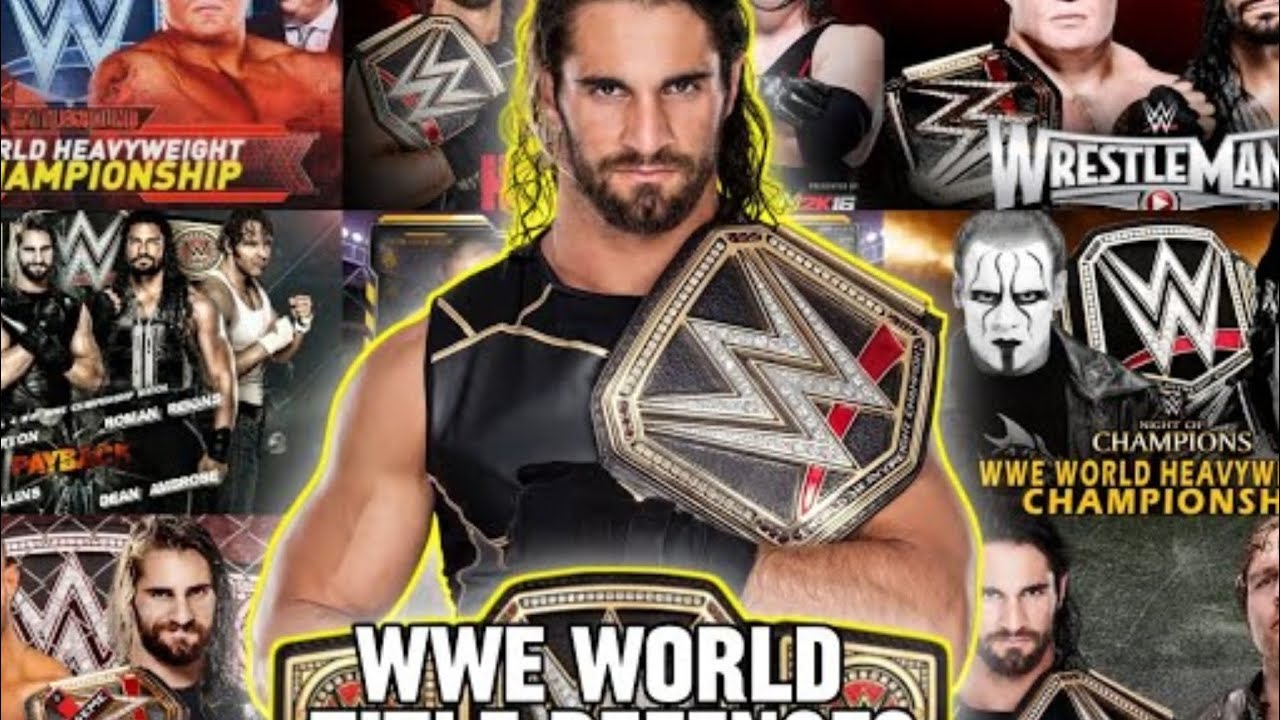 Every Seth Rollins wwe championship title defence ( 2015 )