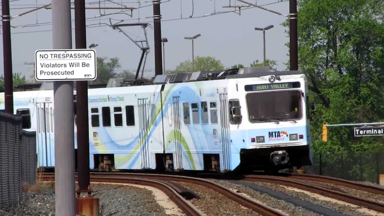MTA Light Rail in Baltimore, Maryland (in Urban and non-urban areas) 2012