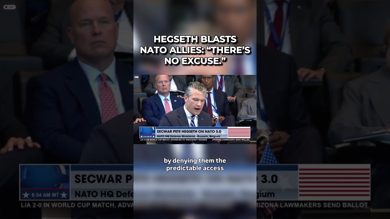 ХЕГСЕТ РАЗНОСИТ СОЮЗНИКОВ ПО НАТО: &laquo;ЭТОМУ НЕТ ОПРАВДАНИЙ&raquo;