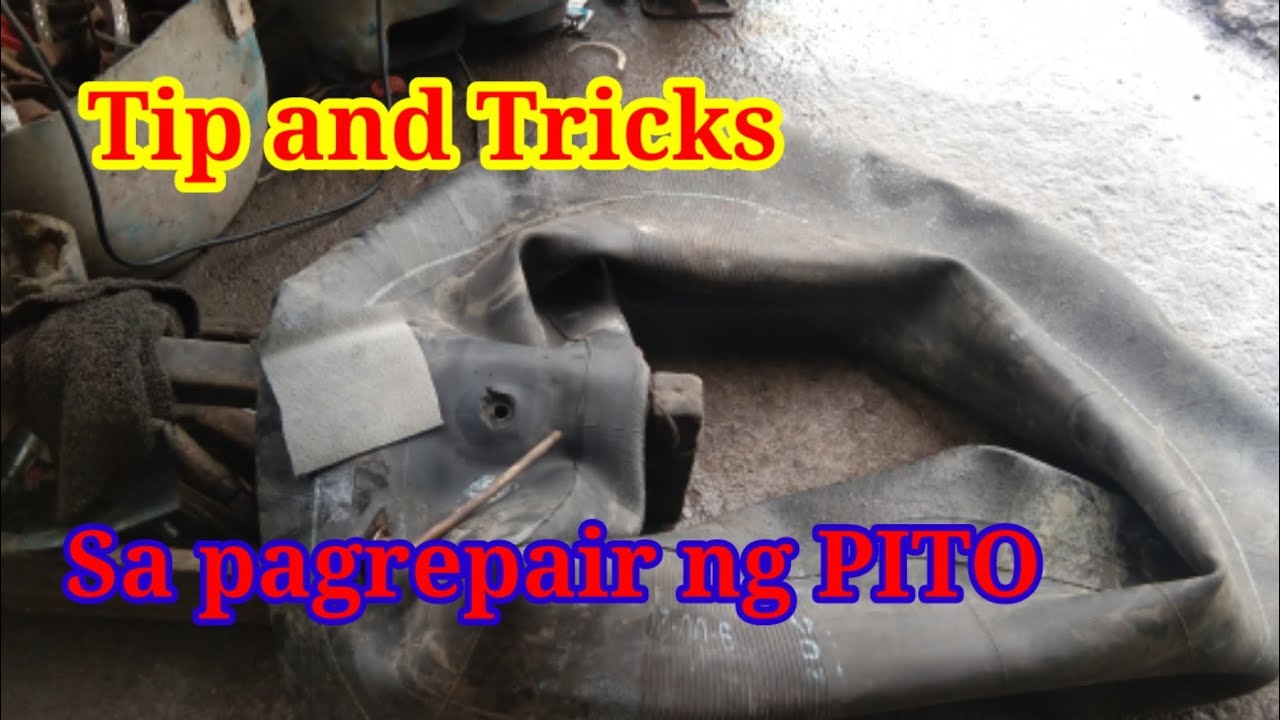 Tip and Tricks|paano mag repair ng pito?tube size 10.00/20|madali at matibay