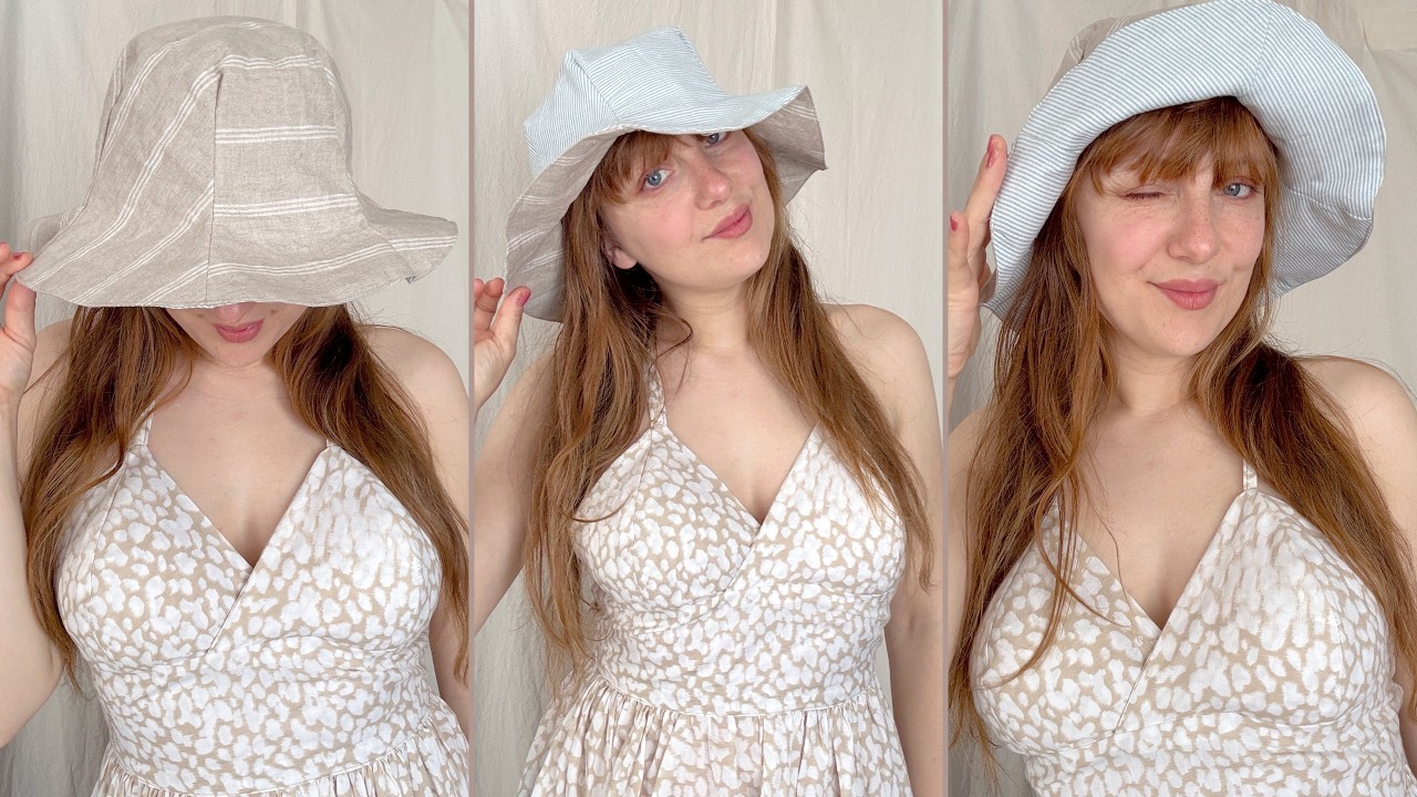 Sewing Bucket Hat Free Pattern | Beginner Friendly DIY Tutorial