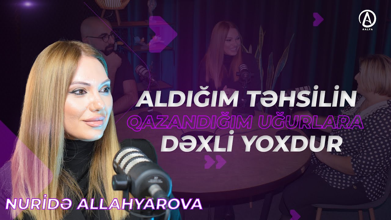 Beş yaşında Gülüstan poemasını əzbərləyib | Media meneceri | Nuridə Allahyarova | Alfa söhbətləri